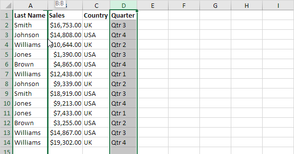 How to Move Columns in Excel (In Easy Steps)