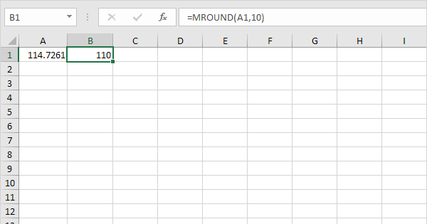 Nearest Multiple In Excel Easy Excel Tutorial
