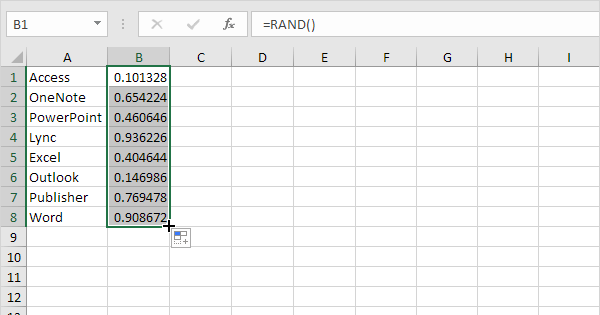 Randomize a List in Excel - Easy Excel Tutorial