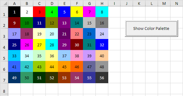 Background Colors in Excel VBA (In Easy Steps)
