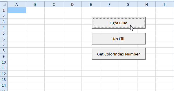 Background Colors In Excel Vba Easy Excel Macros