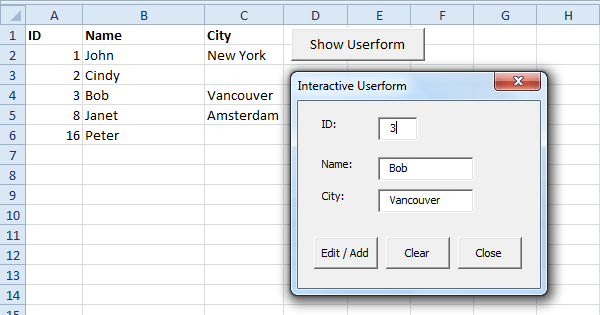 Tutorial Excel Vba Membuat Form Entry Data Sederhana Berikut Contoh