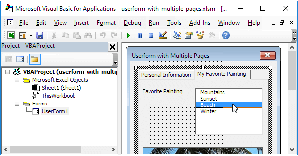 Excel Vba Userform With Multiple Pages Easy Excel Macros