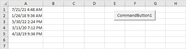 Compare Dates And Times In Excel Vba Easy Excel Macros