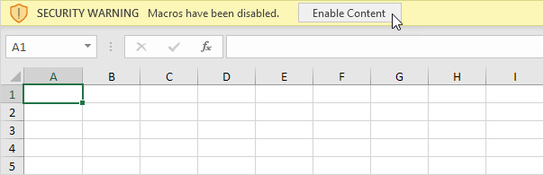 how to enable macro in excel mac