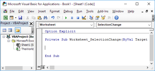 Highlight Active Cell In Excel Vba Easy Excel Macros