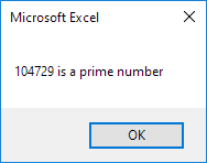 Prime Number Checker Result
