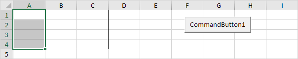 Excel VBA Resize Property Result