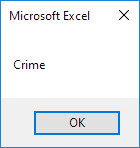 Element of a Two-dimensional Array in Excel VBA