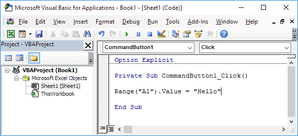 Editore Visual Basic